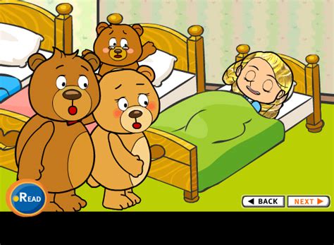 There was papa bear, mama bear, and a cute little baby bear (with a cute little blankey). Goldilocks and the three bears | LearnEnglish Kids ...
