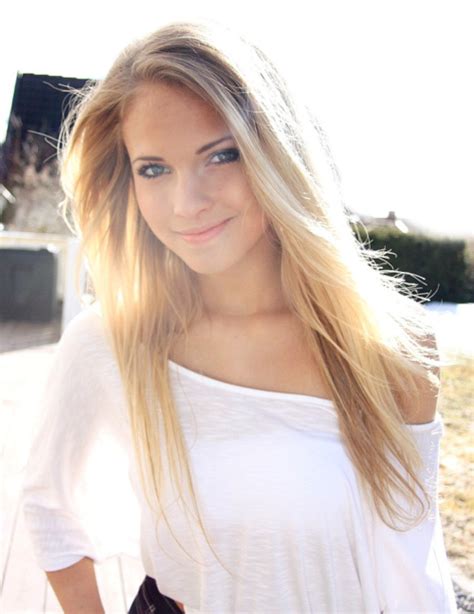 Beautiful Blond Emilie Nereng Fashion Girl Image 225227 On