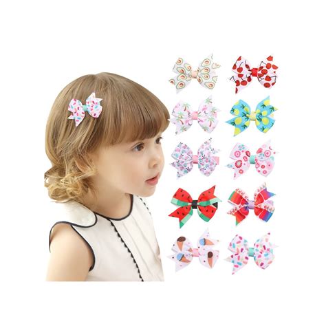 Adley Fun And Fruit Bow Baby Hair Clips