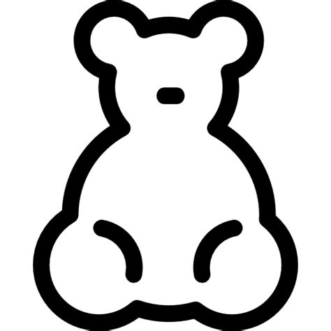 Free Icon Baby Bear Toy
