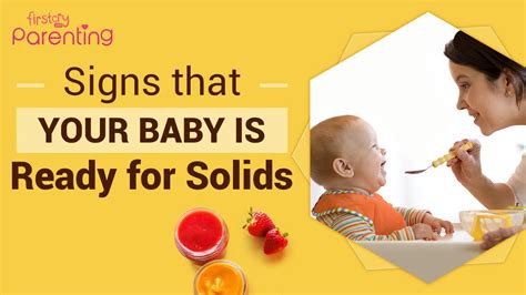 7 Signs Your Baby Is Ready For Solids YouTube