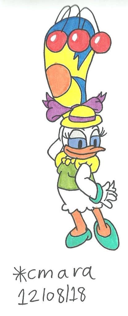 Safe Artist Cmara Daisy Duck Disney Bird Duck Waterfowl