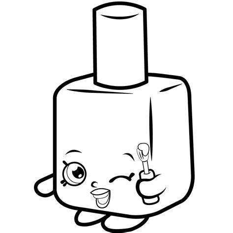 With a few nail polish hacks and tricks, you can make your diy manicure look like you got it done at when you're over all your existing nail polish colors, diy a new one using powder eyeshadow and this content is created and maintained by a third party, and imported onto this page to help users. Shopkins Nail Polish Coloring Page | Coloring Page Blog