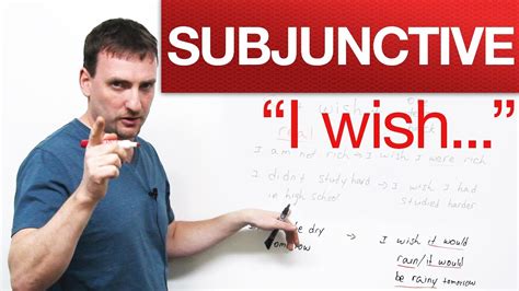 Physical campaigns will also have to follow strict guidelines. English Grammar - "I wish..." - Subjunctive - YouTube
