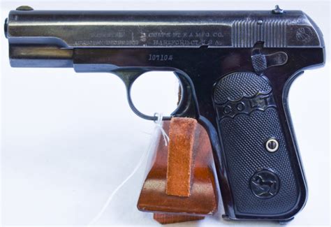 Sold Colt 1903 Pocket Hammerless 32 Auto Pistol 1910 Production