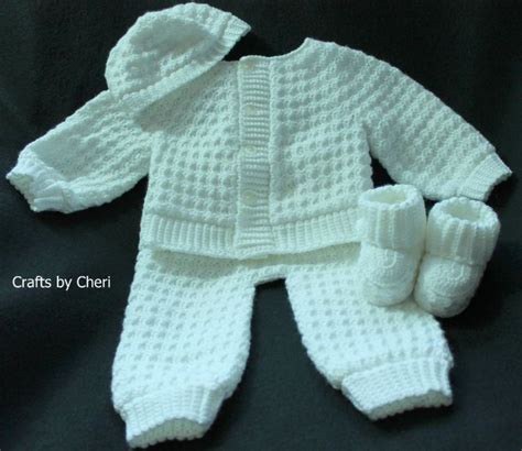 You Have To See Crafts By Cheri Newborn Sweater Set By Craftsbycheri