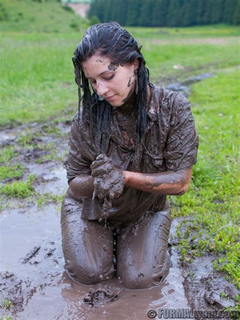 Wam Video Store By Young Glamour Models Wet And Messy Mudding Girls