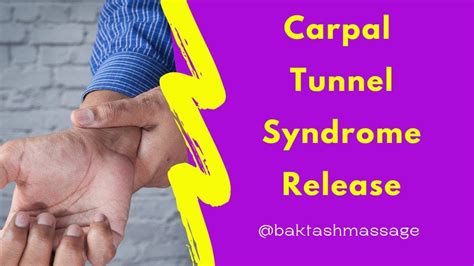 Carpal Tunnel Syndrome Massage Youtube