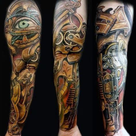 71 Steampunk Tattoo Designs For Men 2023 Inspiration Guide
