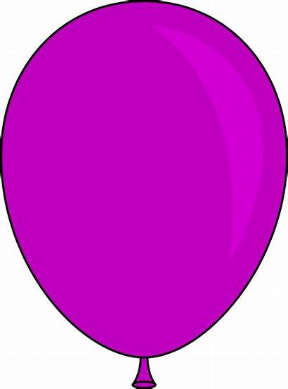 Purple Balloon Clipart Clip Clipground Clker