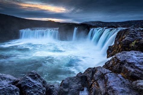 朝のゴーザフォス アイスランドの風景 毎日更新！ 北欧の絶景をお届けします Hokuo S ~北欧の風景~