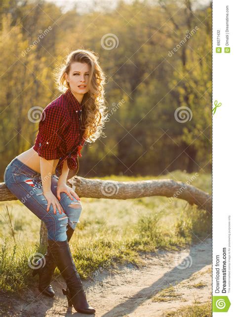 Girl In Casual Clothing Stock Photo Image 69271432