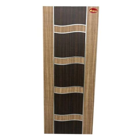 Wooden Hinged Stainless Steel Beading Flush Door For Home Single At