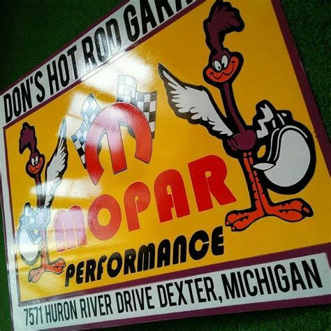 Metal Mopar Sign A Custom Painted Mopar Garage Sign With Your Names And
