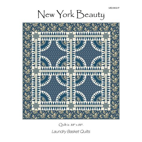 New York Beauty Quilt Pattern By Edyta Sitar