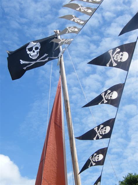 Flying The Jolly Roger Jolly Roger Pirate Life Pirates