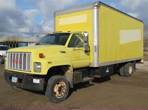 1992 Gmc Topkick Box Truck In Des Moines Ia Item D7008 Sold Purple