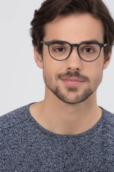 Chilling Matte Gray Plastic Eyeglasses Eyebuydirect