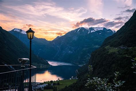 Hd Wallpaper Norway Geiranger Nature Viewpoint Fjord Mountains