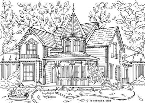Beautiful Houses Bundle 10 Printable Adult Coloring Pages - Etsy