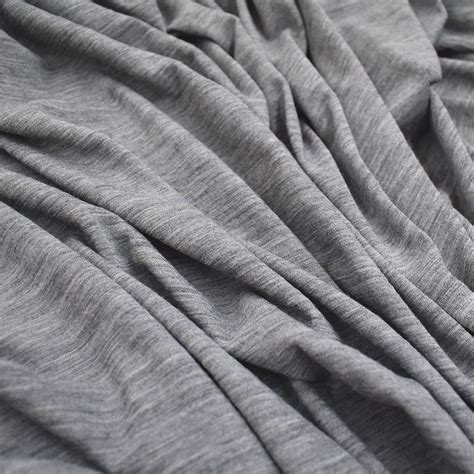 Organic Merino Wool Mulberry Silk Fabric 7030 Jersey Fabrics