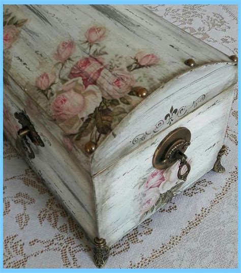 A Beautiful Treasure Chest Love 💕 It Decoupage Box Decoupage