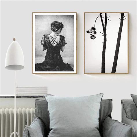 Impresiones En Blanco Y Negro Arte De Pared Minimalista Arte De Pared