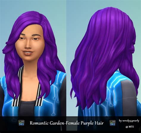 Sims 4 Purple Hair