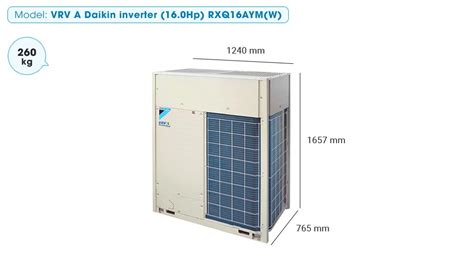 Dakin Vrv A System Outdoor Units Inverter Hp Rxq Aym W