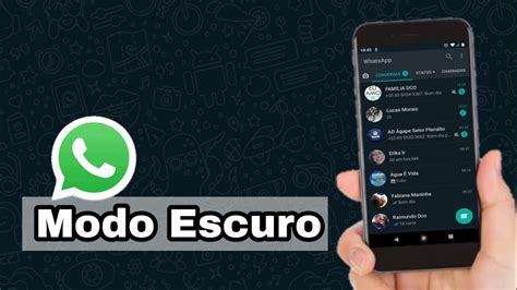 Como Colocar O Whatsapp No Modo Escuro Modo Noturno Youtube