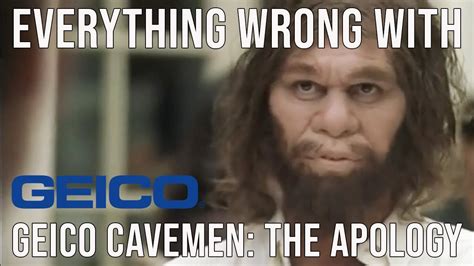 Everything Wrong With Geico Cavemen The Apology YouTube