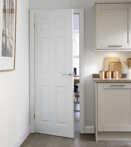 Pre-Finished 6 Panel Grained Door | Howdens Joinery