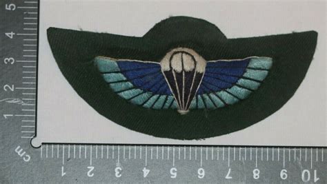 Copy Rhodesian Sas Padded Parachute Wing On Cotton Twill Not Felt Ab