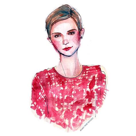 Emma Watson Male Sketch Illustration Celebrities