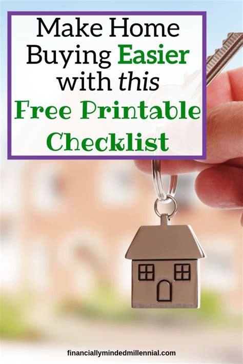 Free Printable Checklist For 1st Time Home Buyers 17 Critical Steps