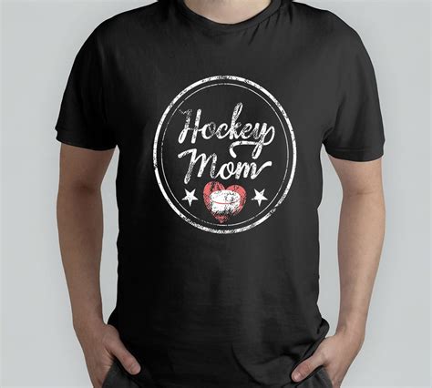 hockey mom t shirt reallgraphics