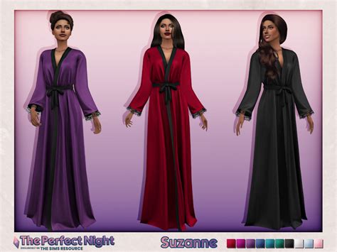 The Perfect Night Suzanne Robe The Sims 4 Catalog