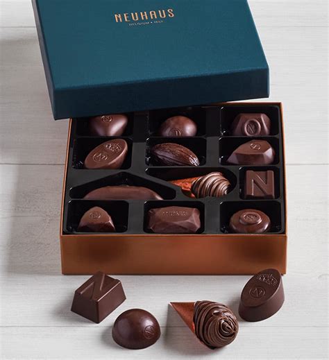 Neuhaus All Dark Assorted Belgian Chocolates 12 Pc