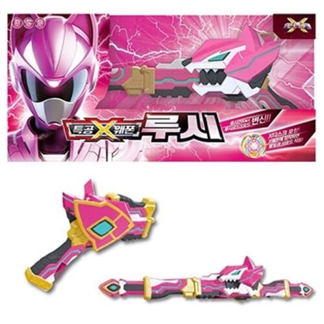 Miniforce Mini Force X Ranger Weapon Lucy Pink Rod Gun Sword