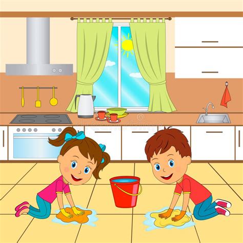 Clean The Kitchen Clipart