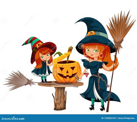 Daughter Mom Witch Stock Illustrations 32 Daughter Mom Witch Stock