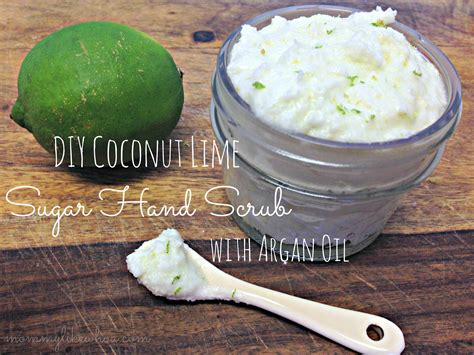 Tutorial Tuesday Diy Coconut Lime Sugar Hand Scrub With Argan Oil