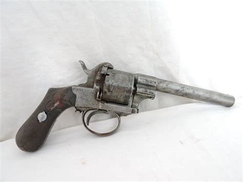 Pistolet Revolver à Broche Lefaucheux Calibre 11 Mm 1870 19ème Siècle