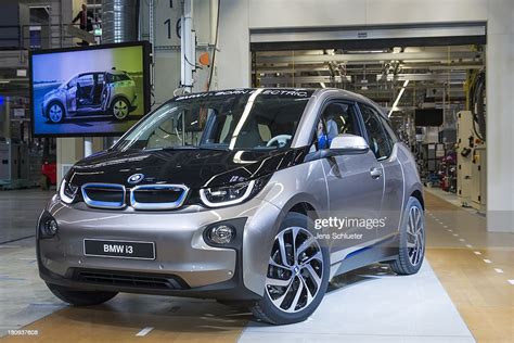 A New Bmw I3 Electric Car Is Seen On The Assembly Line At The Bmw