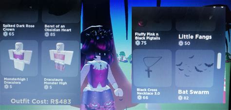 Roblox 3 Pigtails Beret Monster High Skin Quick Outfits Style