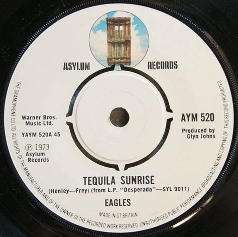 Eagles Tequila Sunrise 1973 Vinyl Discogs