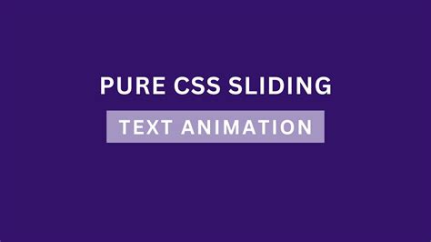 Css Creative Slider Text Animation Html Css Slider Youtube