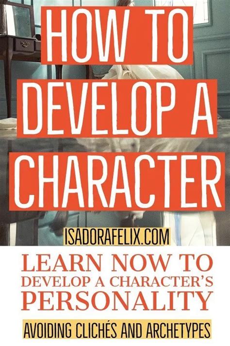 Develop A Character How To Develop A Characters Personality Book