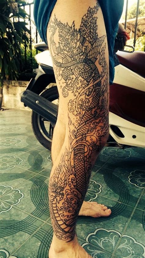 40 Traditional Thai Tattoo Designs Traditional Thai Tattoo Thai Tattoo Muay Thai Tattoo