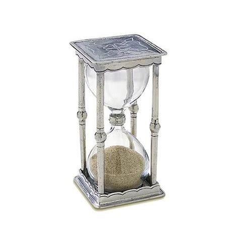 Square Hourglass By Match Pewter Hourglass Modern Table Setting Pewter